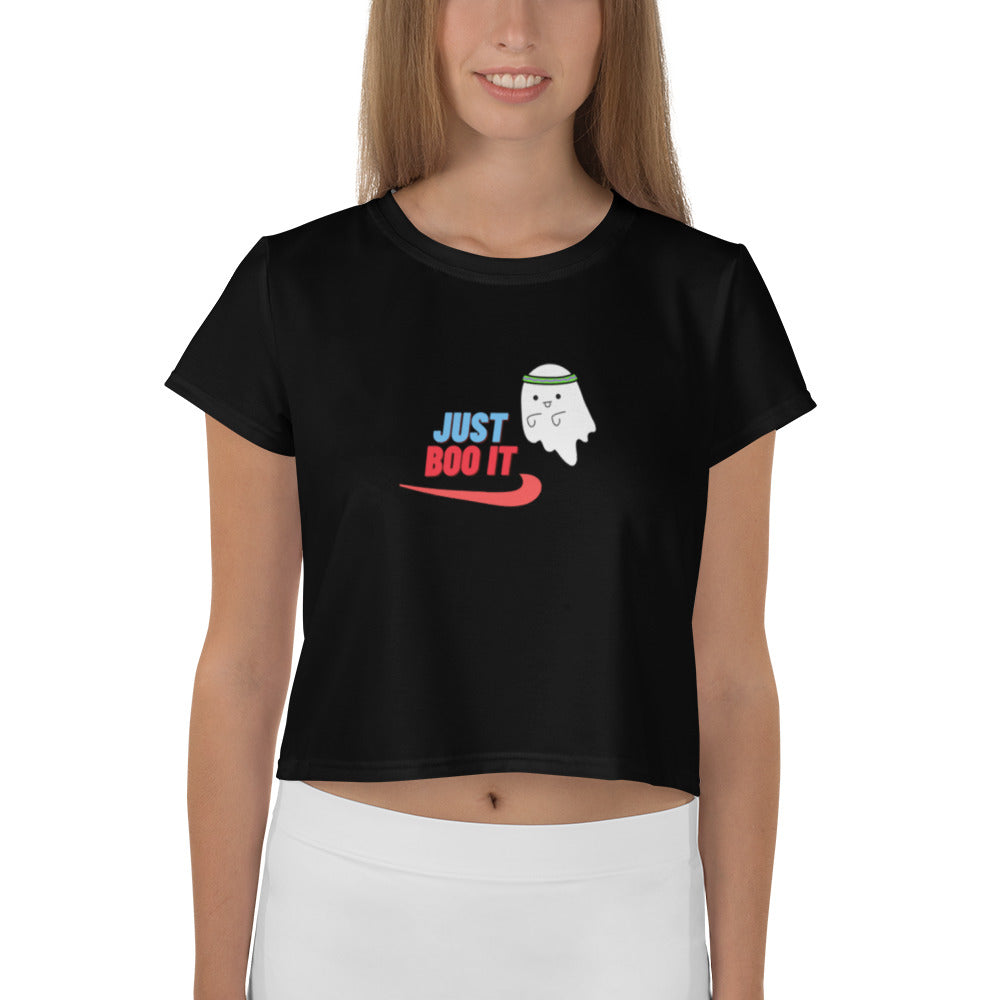 Just Boo it Crop Tee