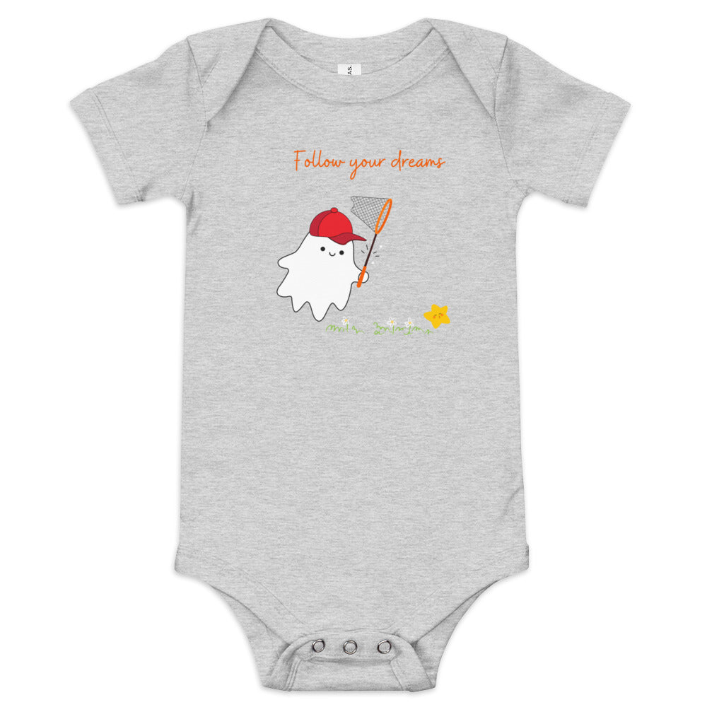 Follow  Your Dreams Baby short sleeve one piece