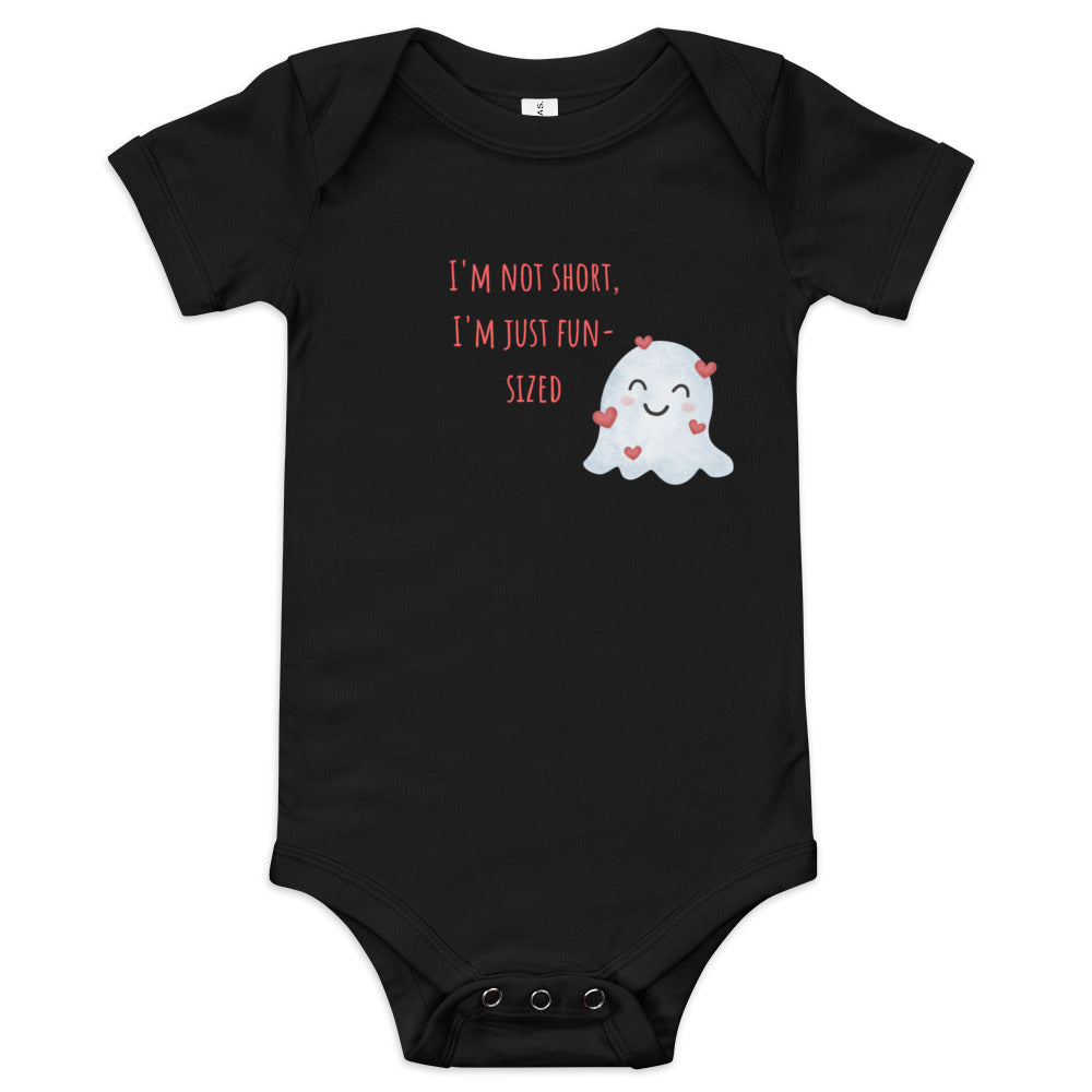 Fun sized Boo Baby short sleeve one piece