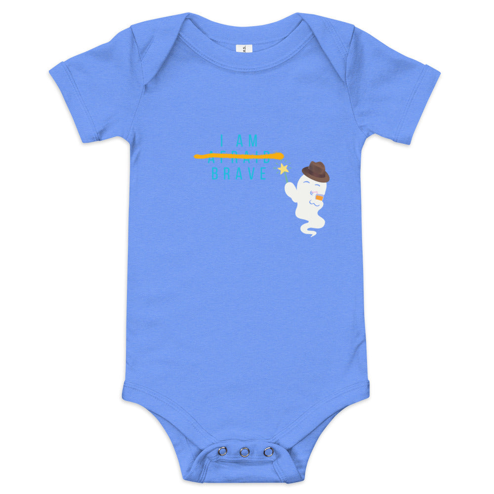 I am Brave Baby short sleeve one piece