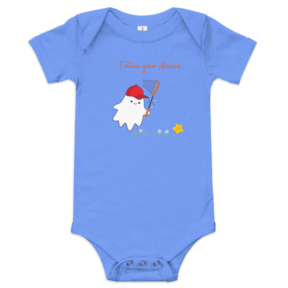 Follow  Your Dreams Baby short sleeve one piece