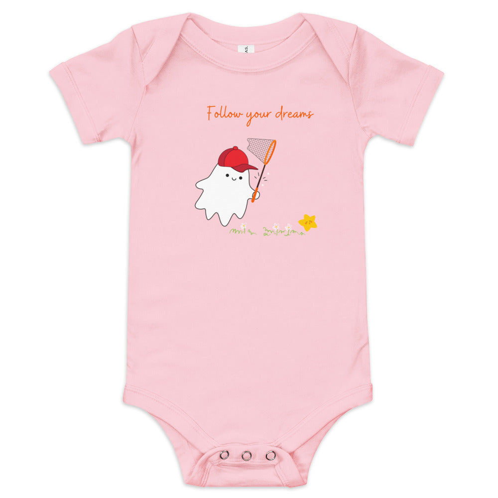 Follow  Your Dreams Baby short sleeve one piece