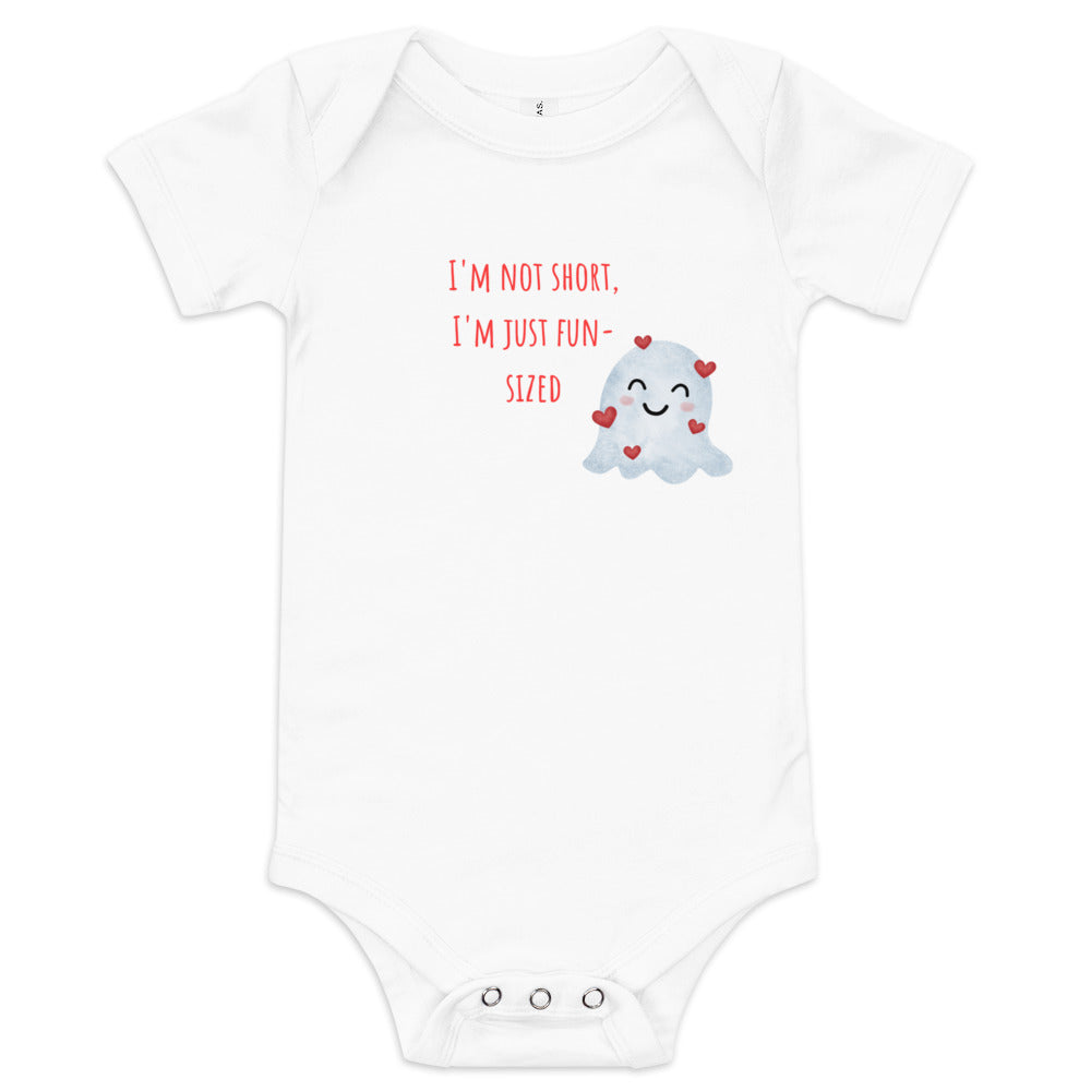 Fun sized Boo Baby short sleeve one piece