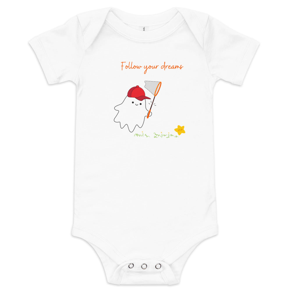 Follow  Your Dreams Baby short sleeve one piece