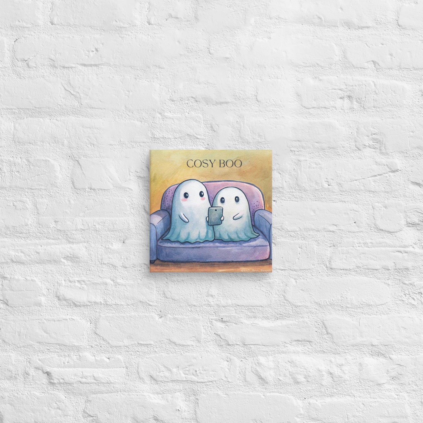 Cosy Boo on Canvas