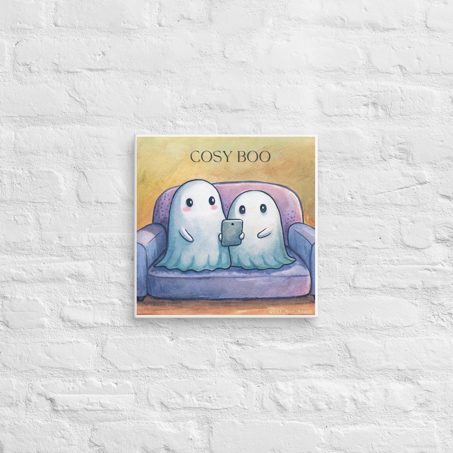 Cosy Boo on Canvas