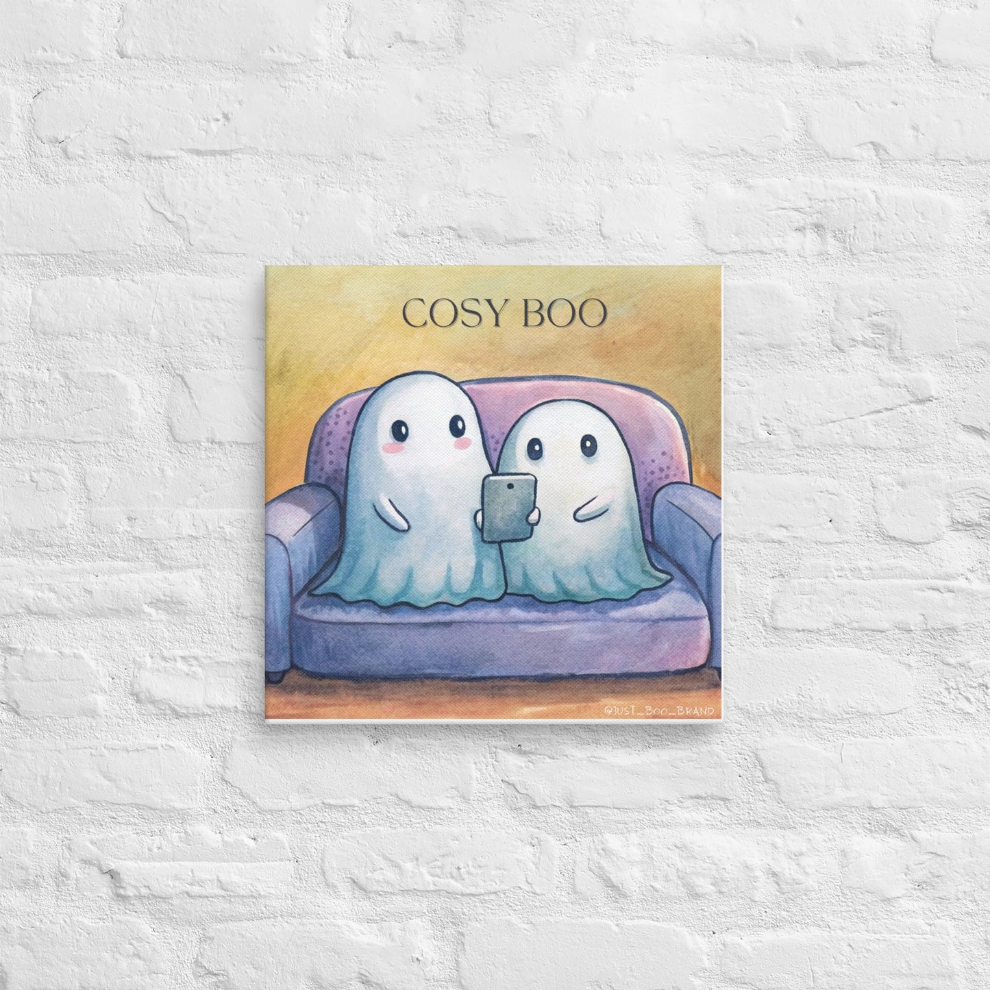 Cosy Boo on Canvas