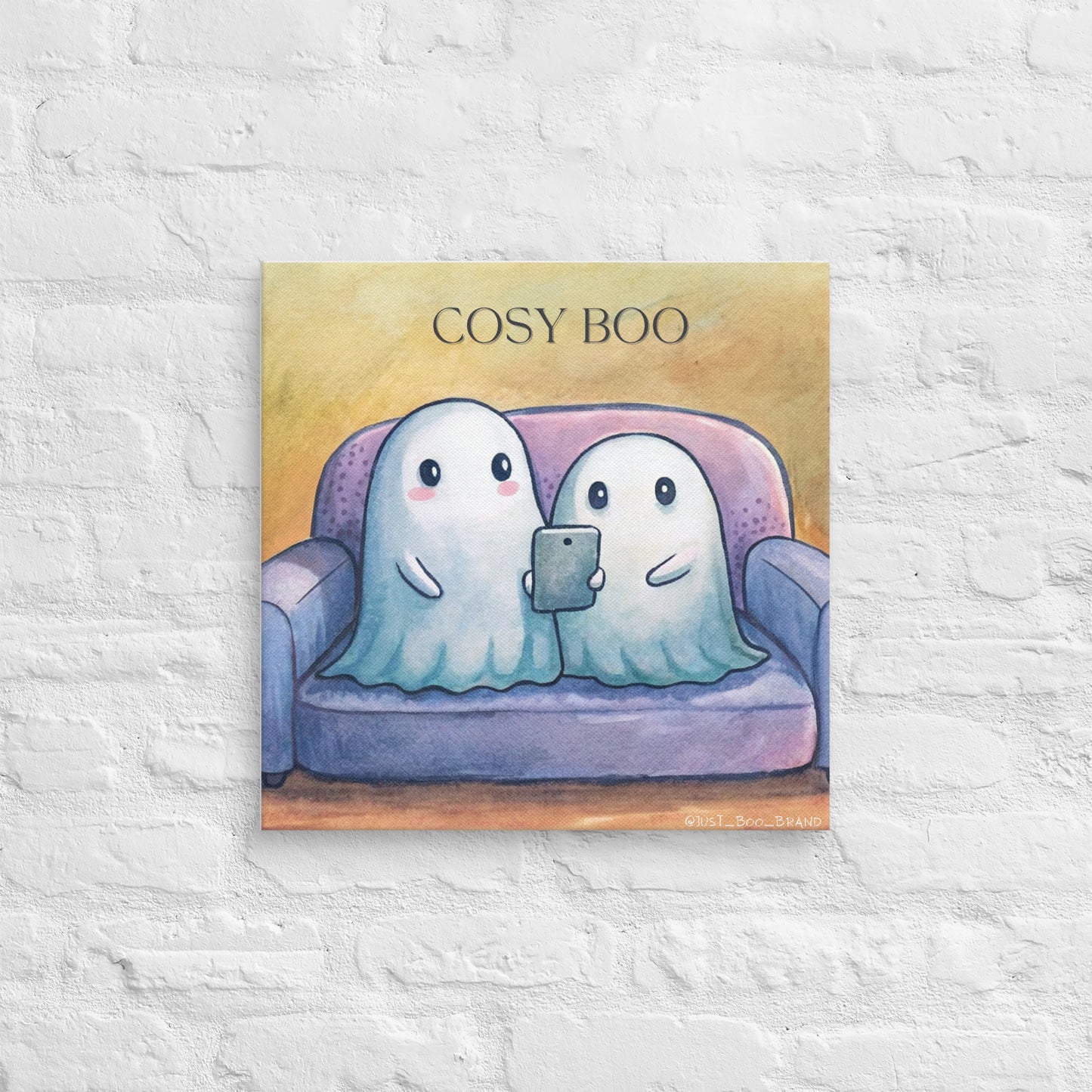 Cosy Boo on Canvas