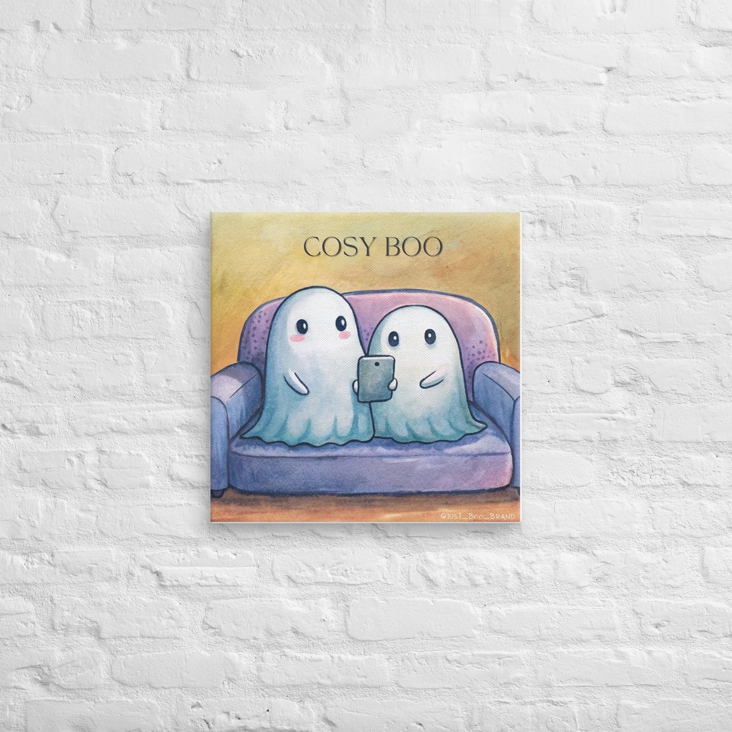 Cosy Boo on Canvas