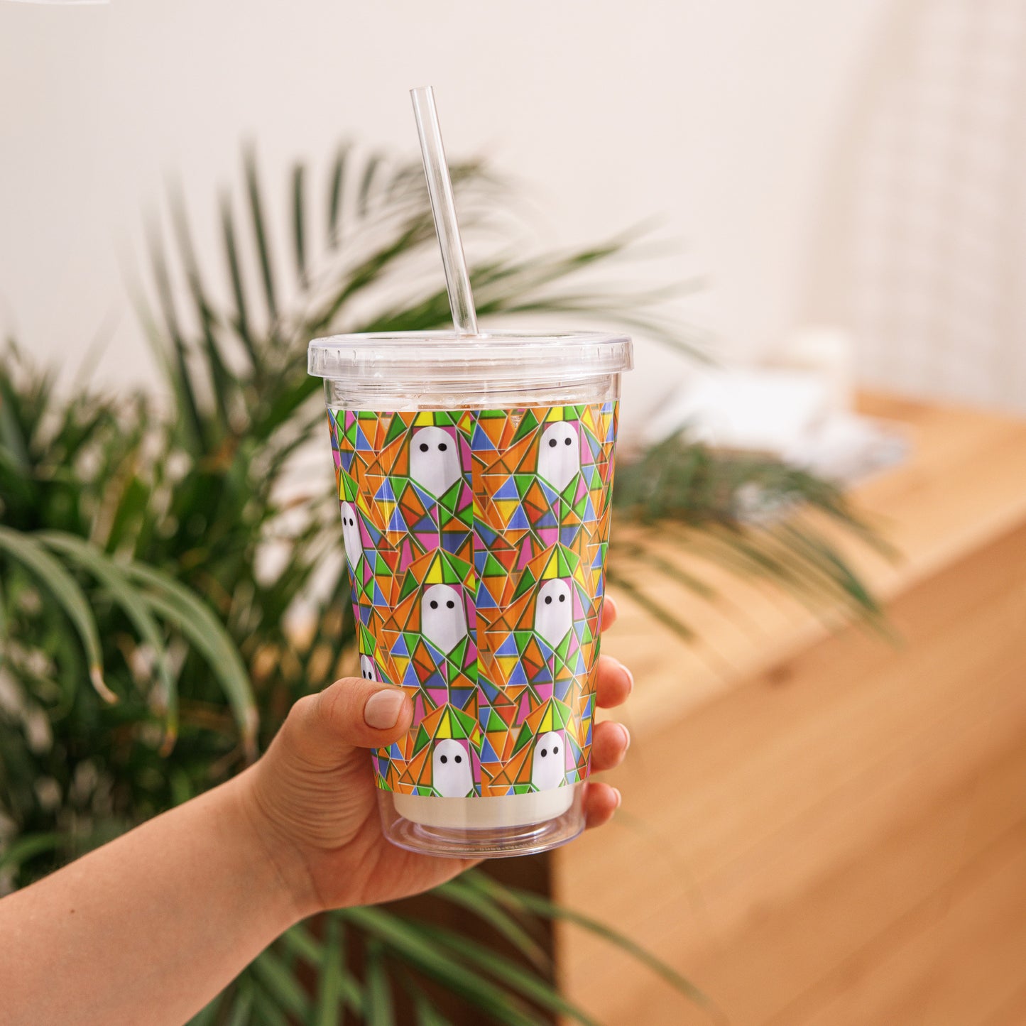 Kaleidoscope Clear tumbler