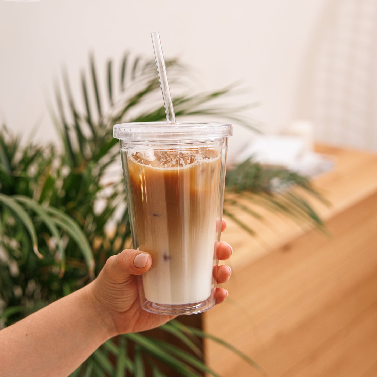 Retro Pop Clear plastic tumbler