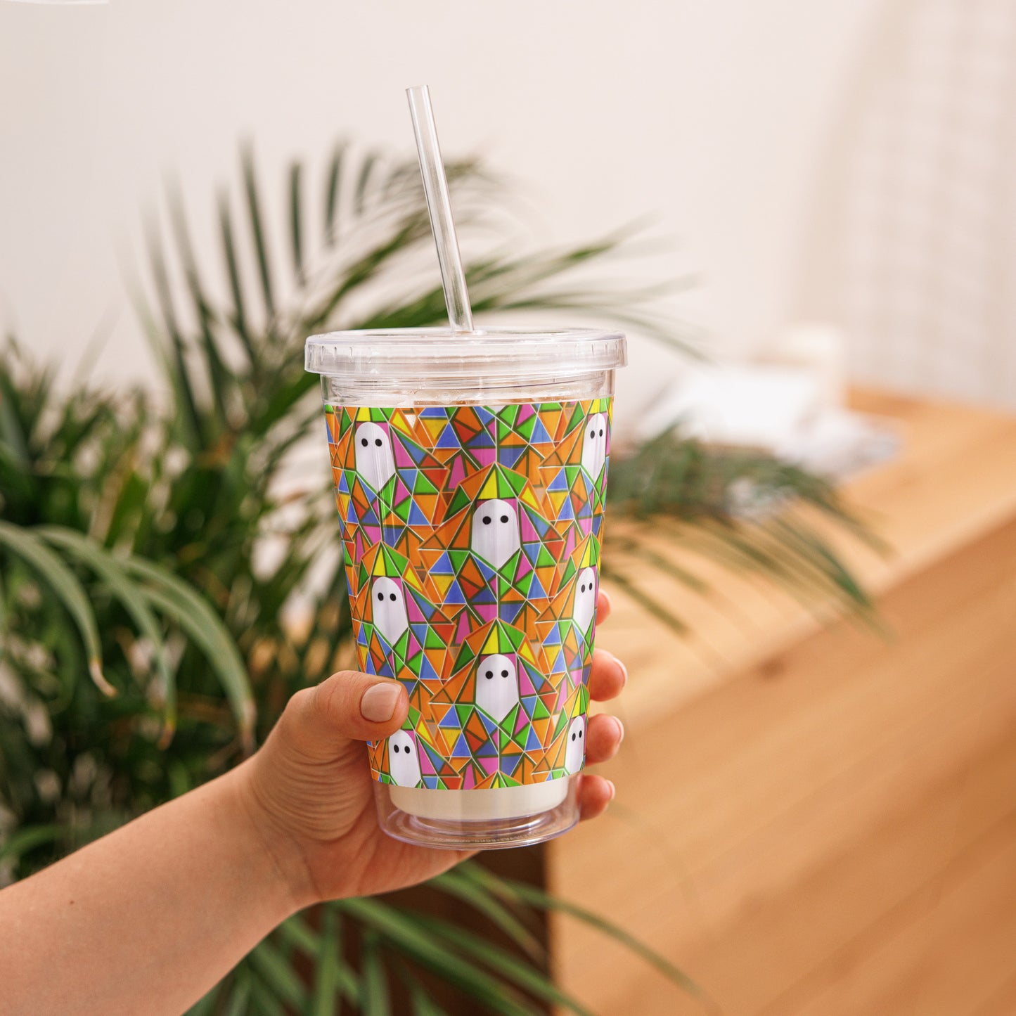 Kaleidoscope Clear tumbler