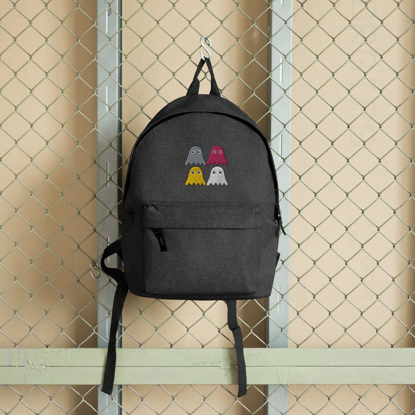 Pac-a-boo Embroidered Backpack