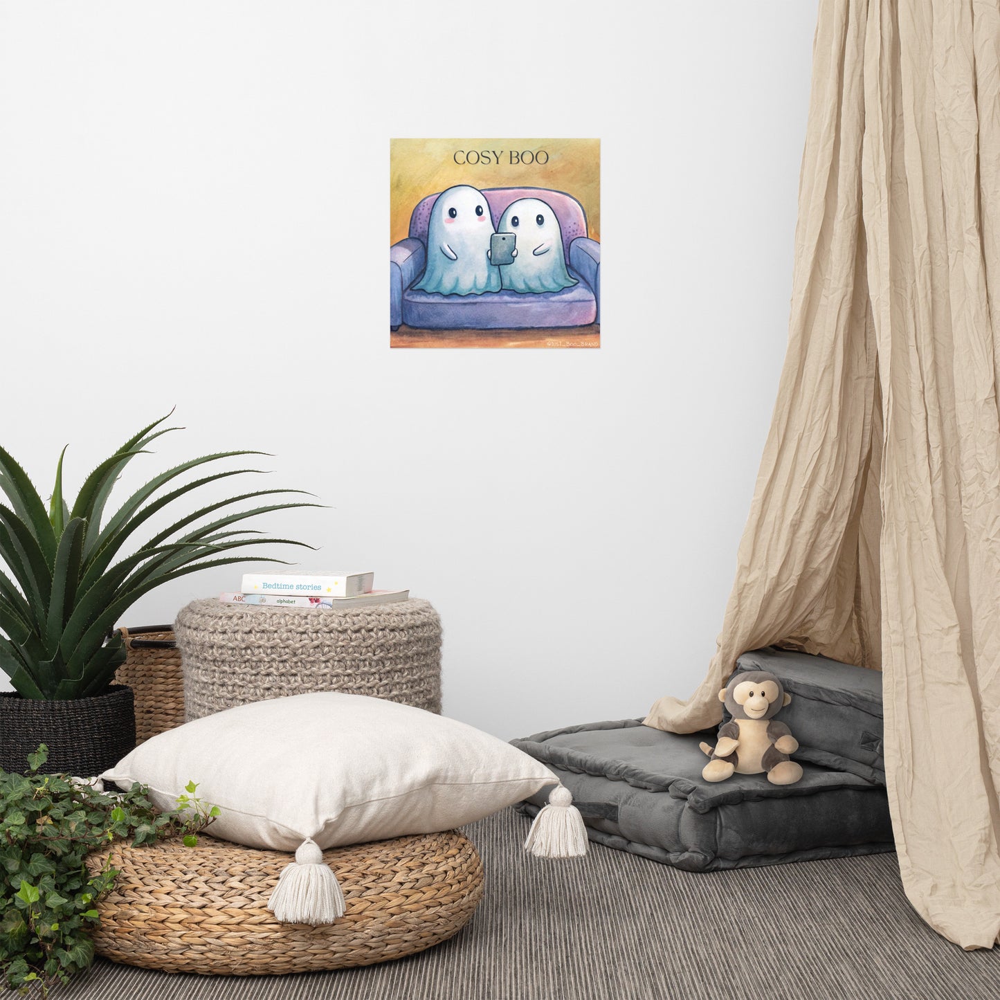 Cosy Boo Poster