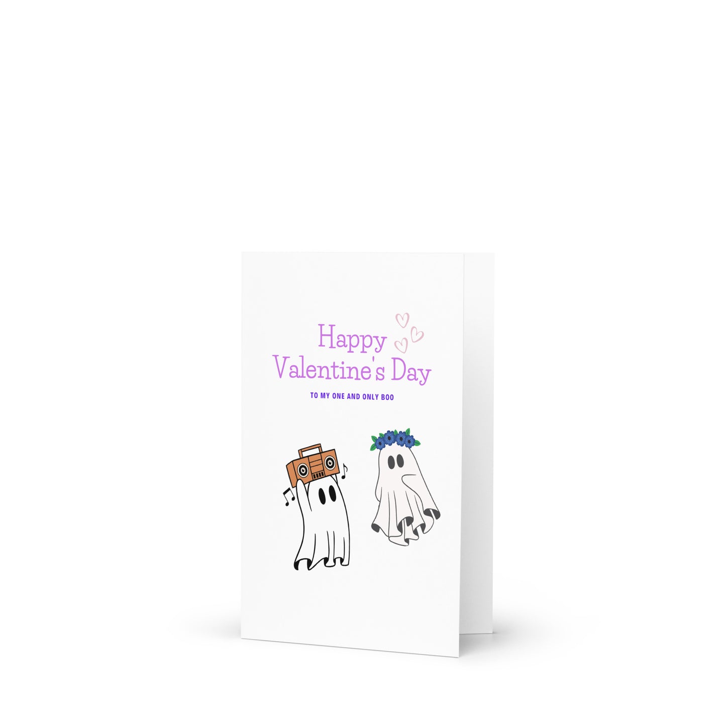 Valentine Boo Greeting card