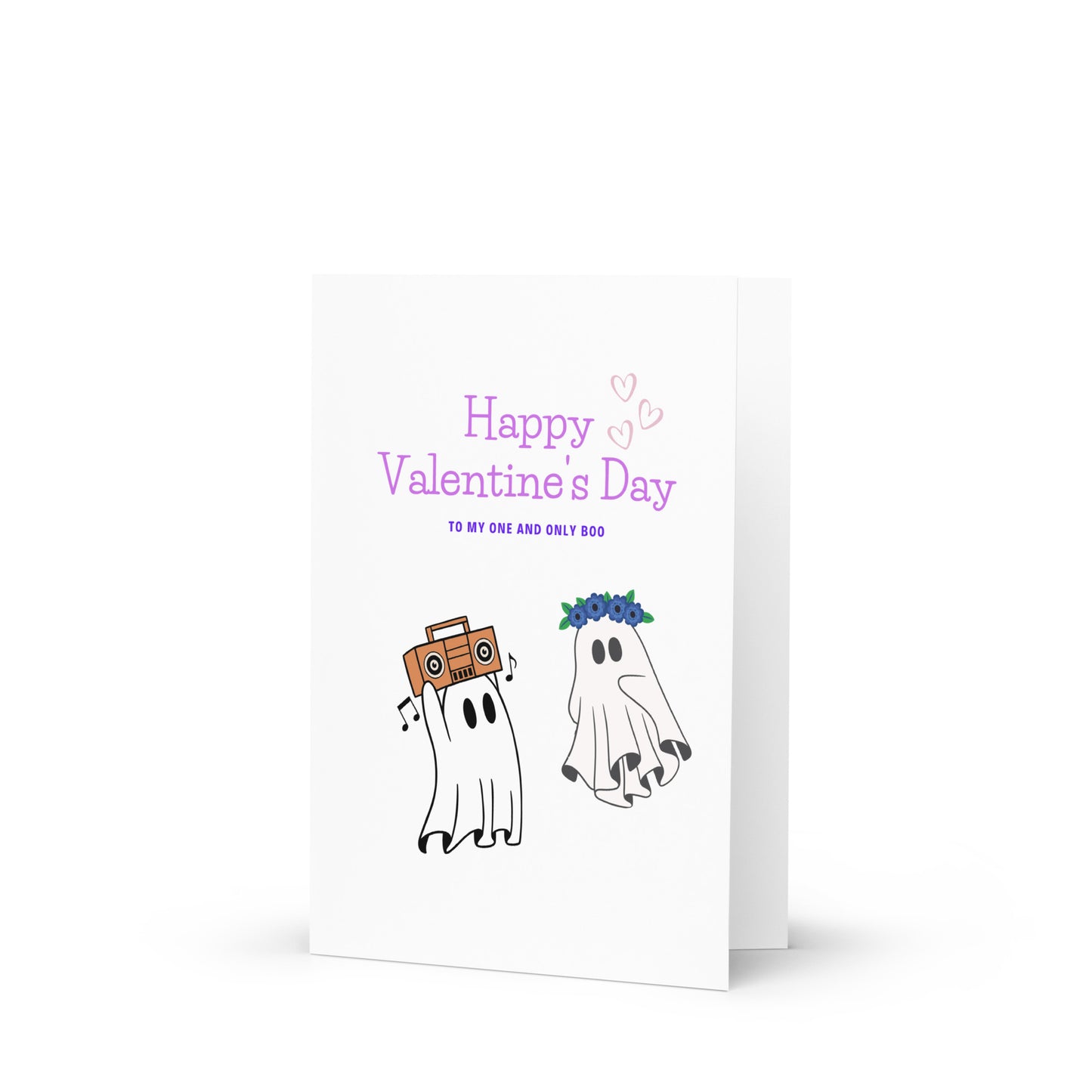 Valentine Boo Greeting card