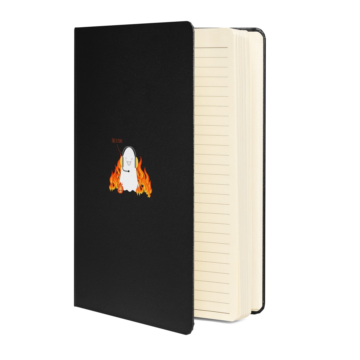 This is Fine Hardcover bound notebook