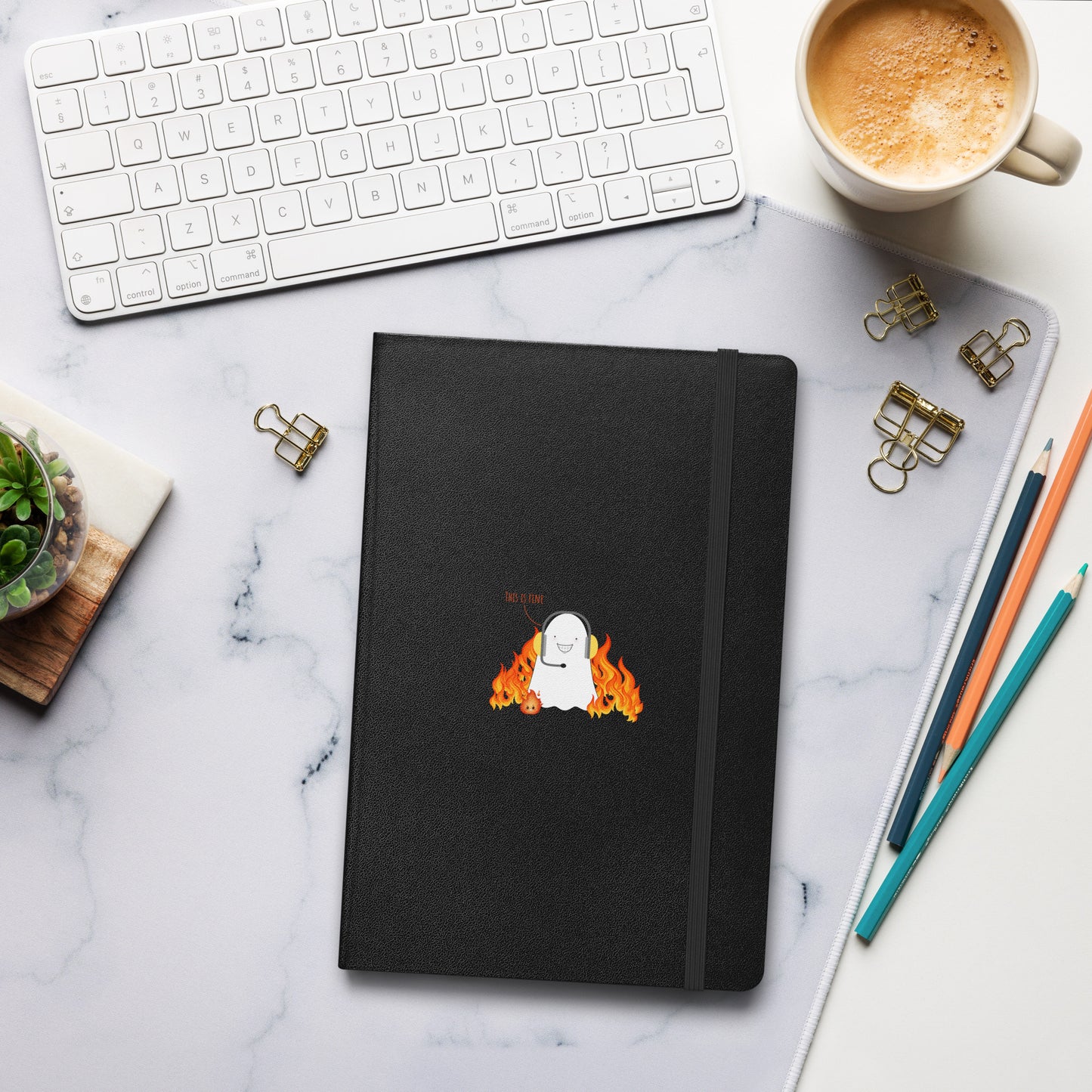 This is Fine Hardcover bound notebook