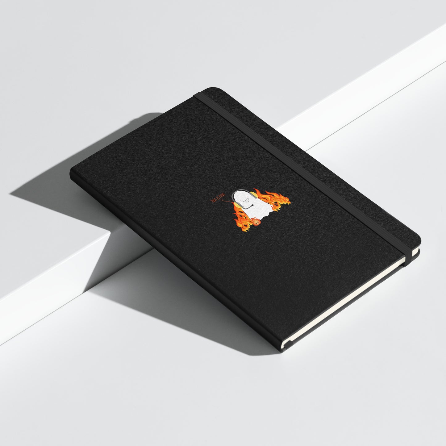 This is Fine Hardcover bound notebook