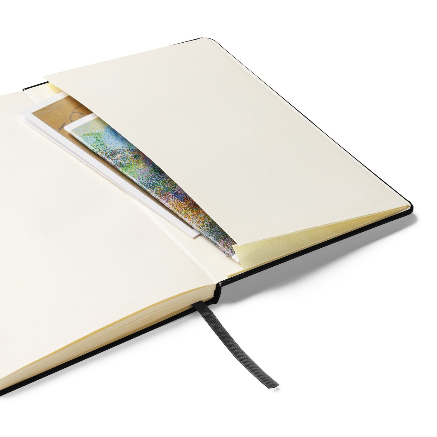 This is Fine Hardcover bound notebook