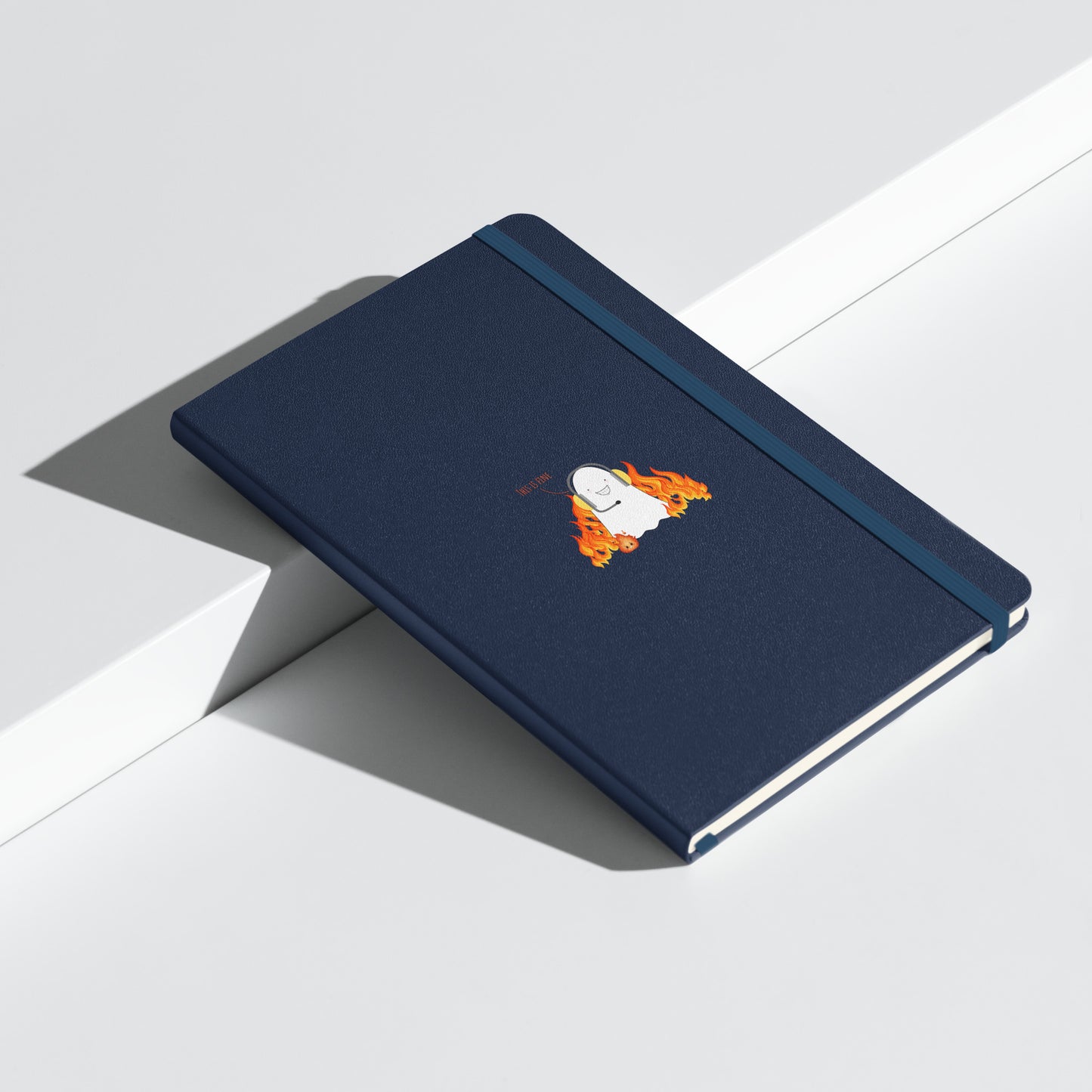 This is Fine Hardcover bound notebook