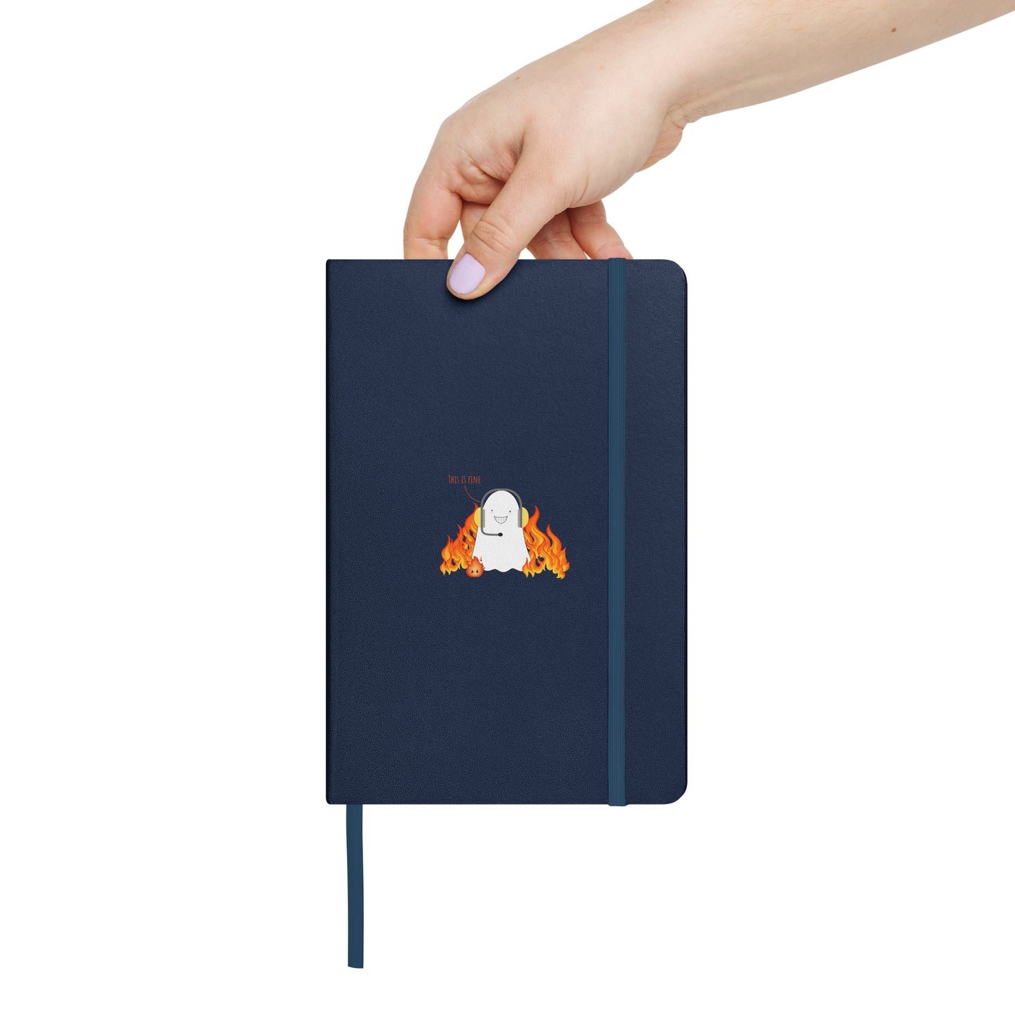 This is Fine Hardcover bound notebook