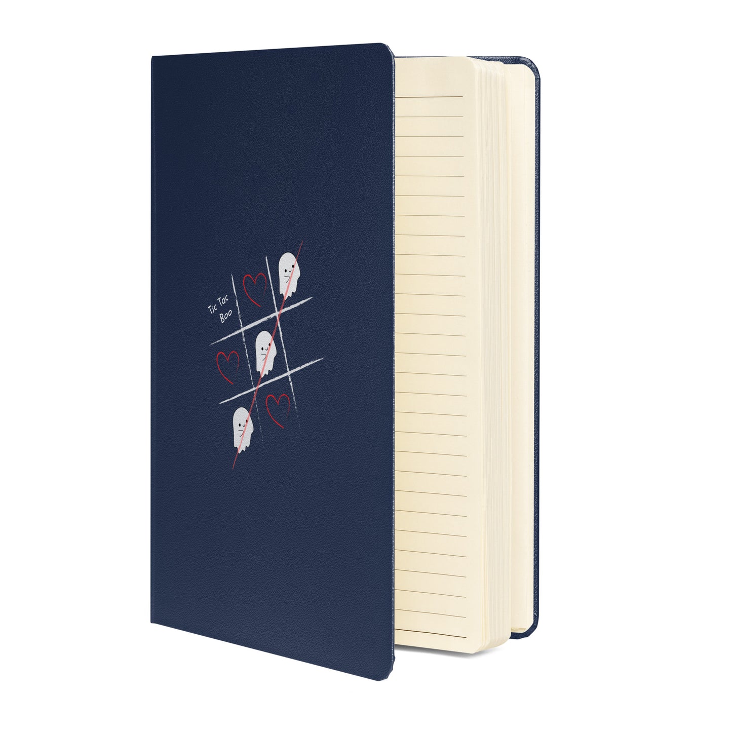 Tic-Tac-Boo Hardcover bound notebook