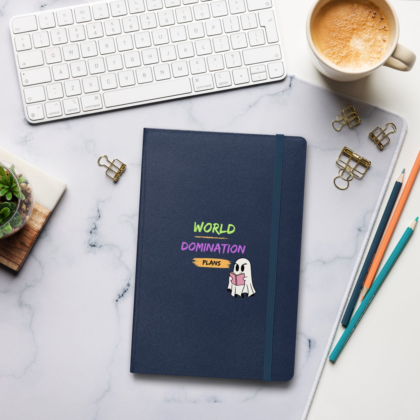 World Domination Hardcover bound notebook