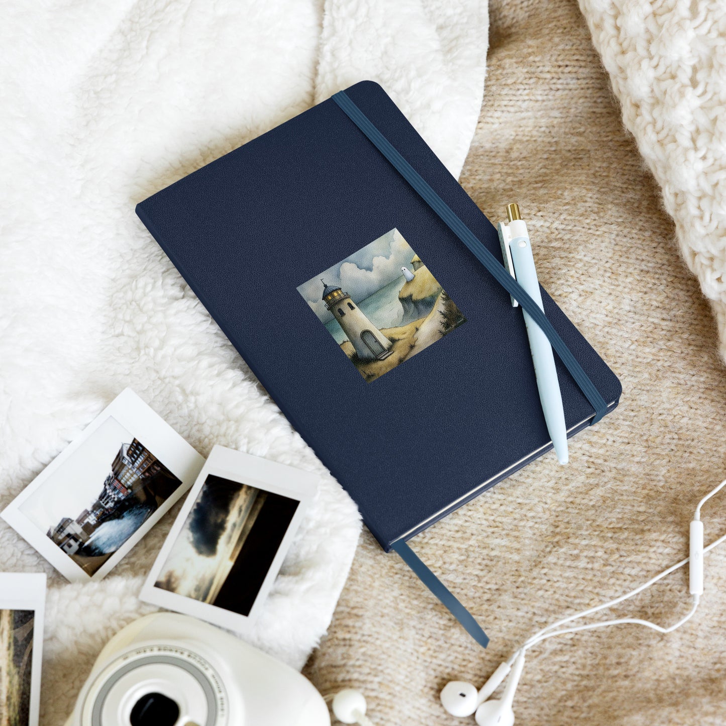 Lighthouse Hardcover bound notebook