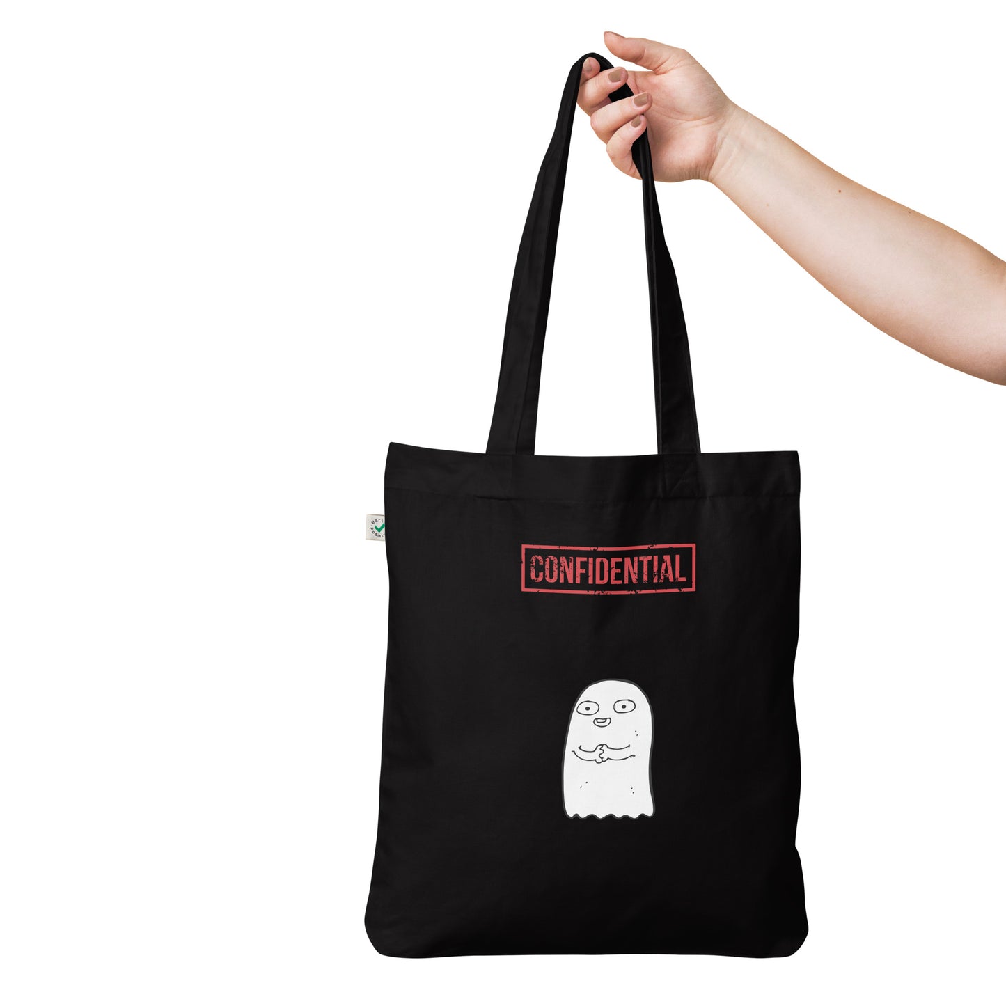 Confidential Organic fashion tote bag