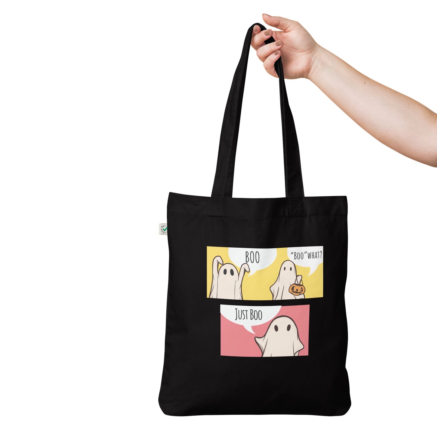 Just Boo Organic fashion tote bag