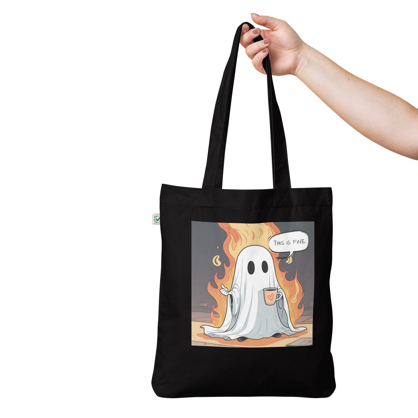 This is Fine Organic fashion tote bag