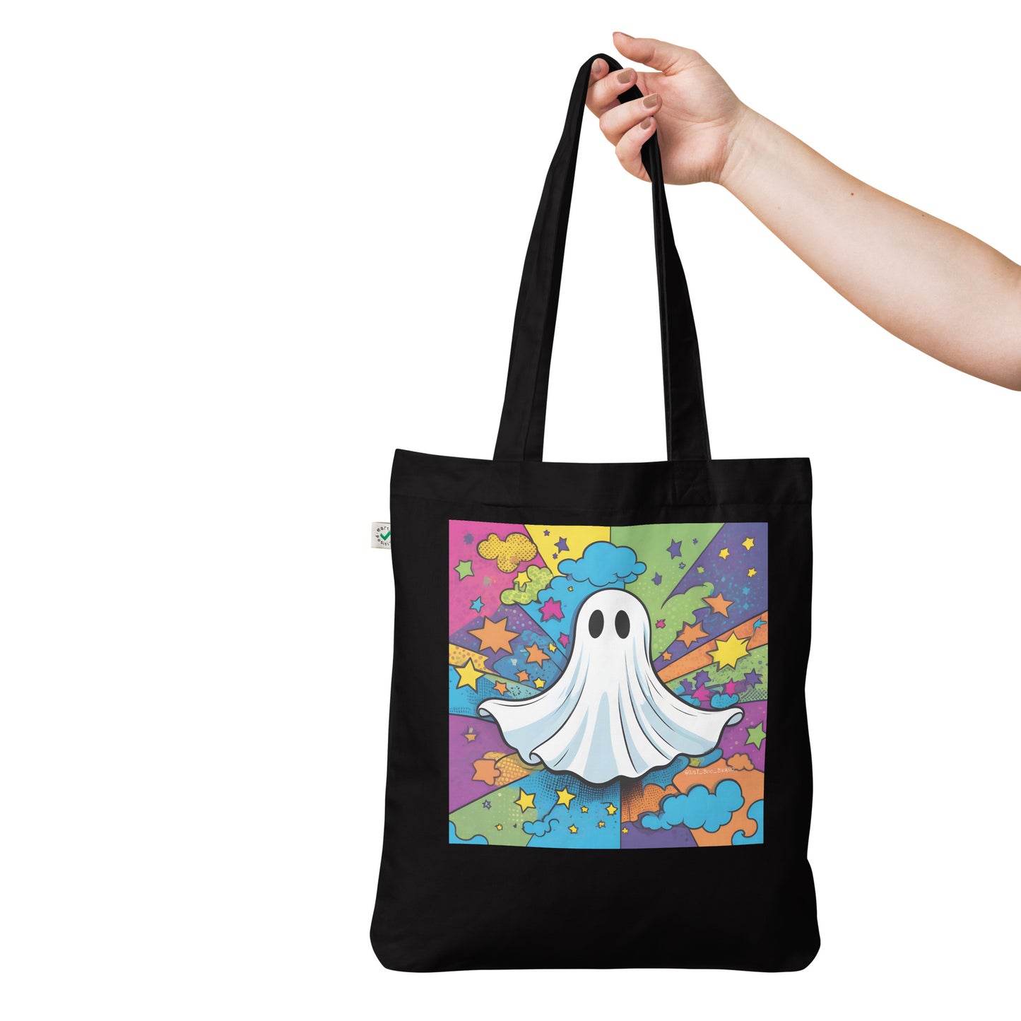 Pop-art Organic fashion tote bag