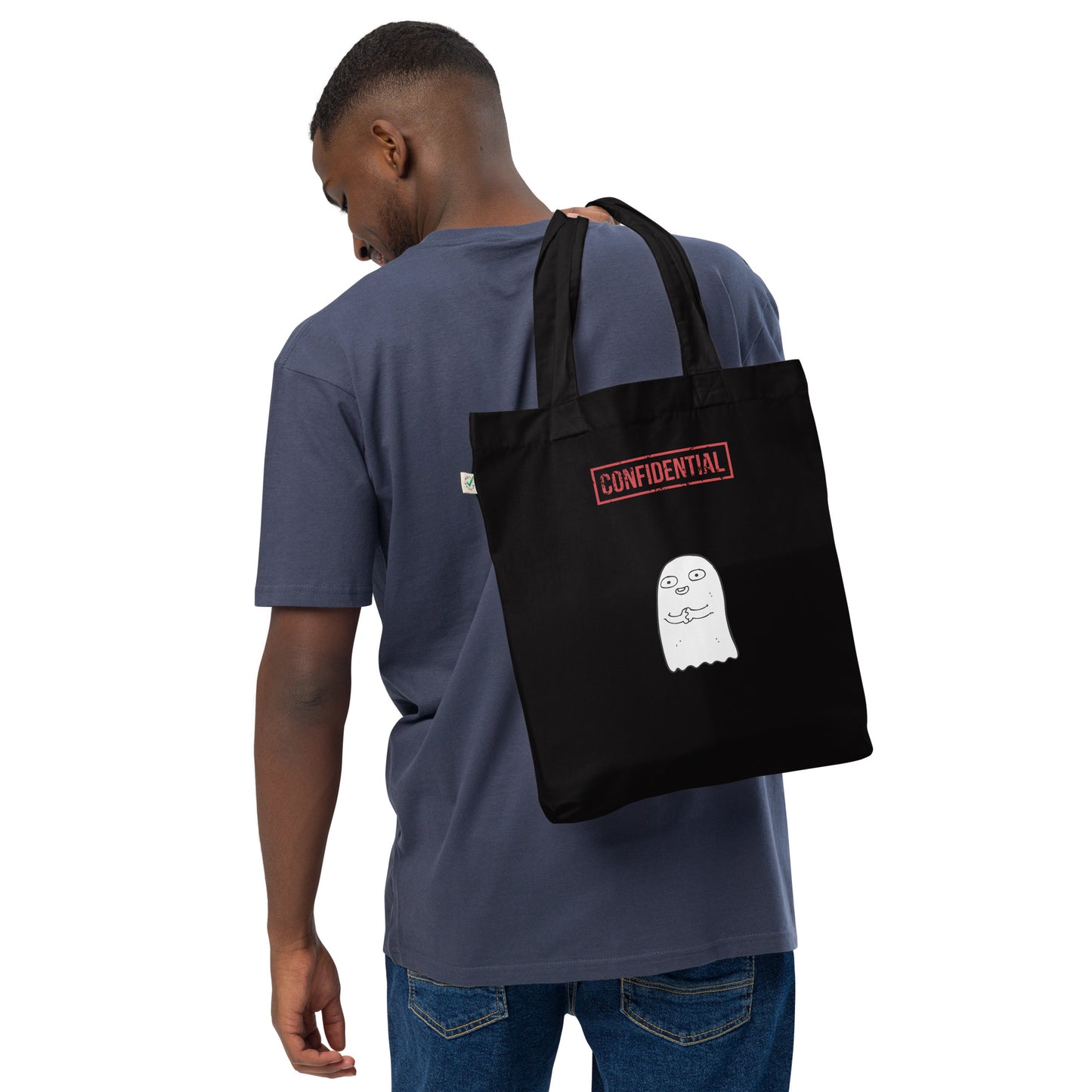 Confidential Organic fashion tote bag