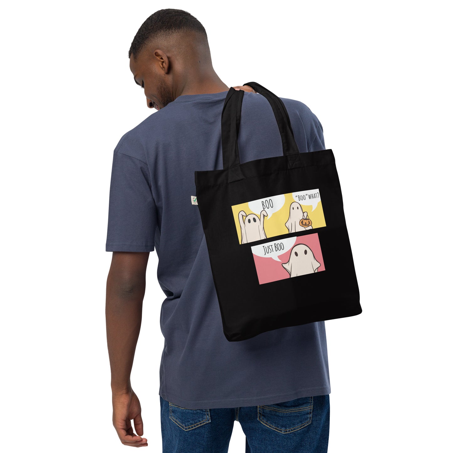 Just Boo Organic fashion tote bag