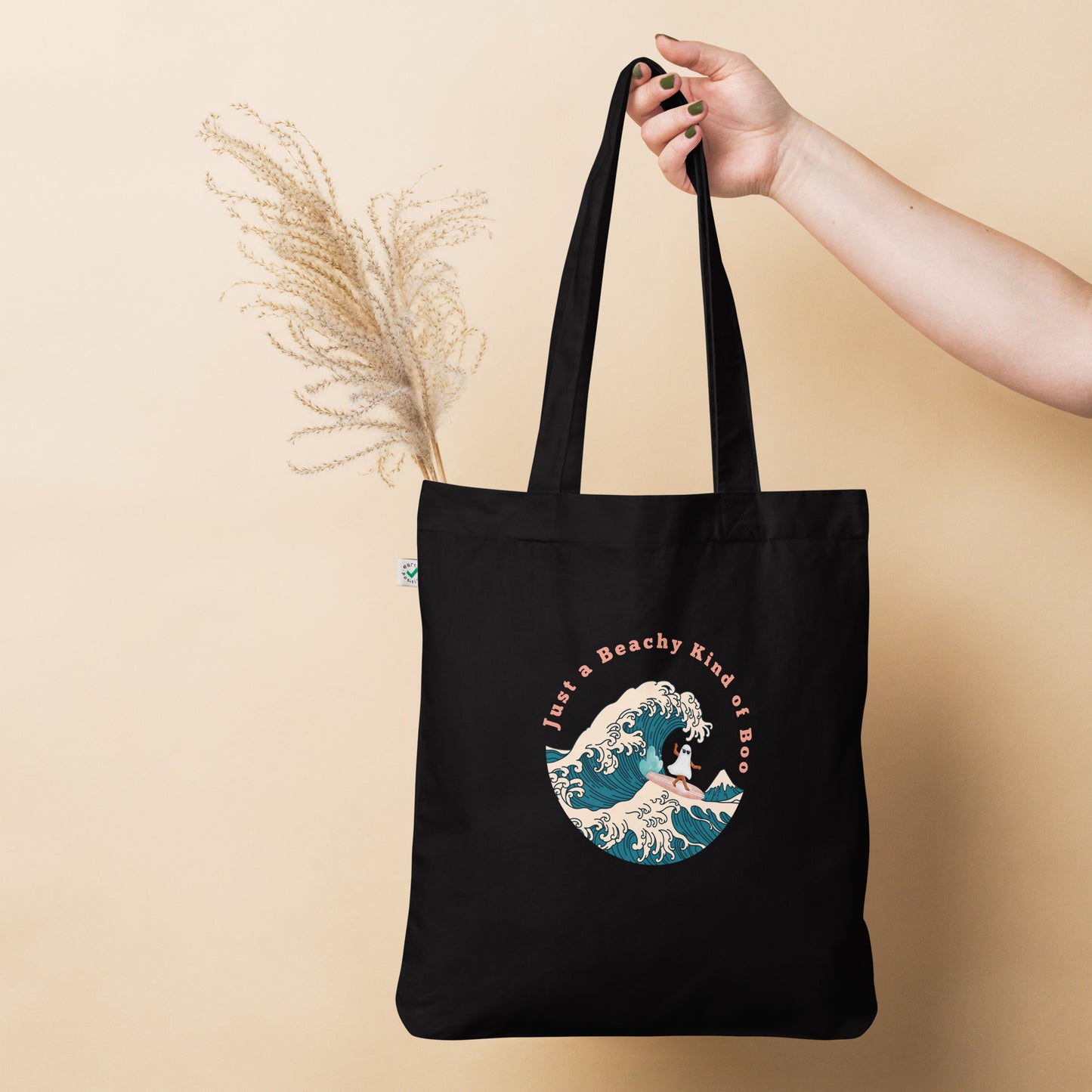 Beachy boo Organic fashion tote bag