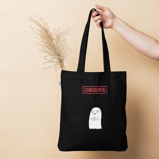 Confidential Organic fashion tote bag