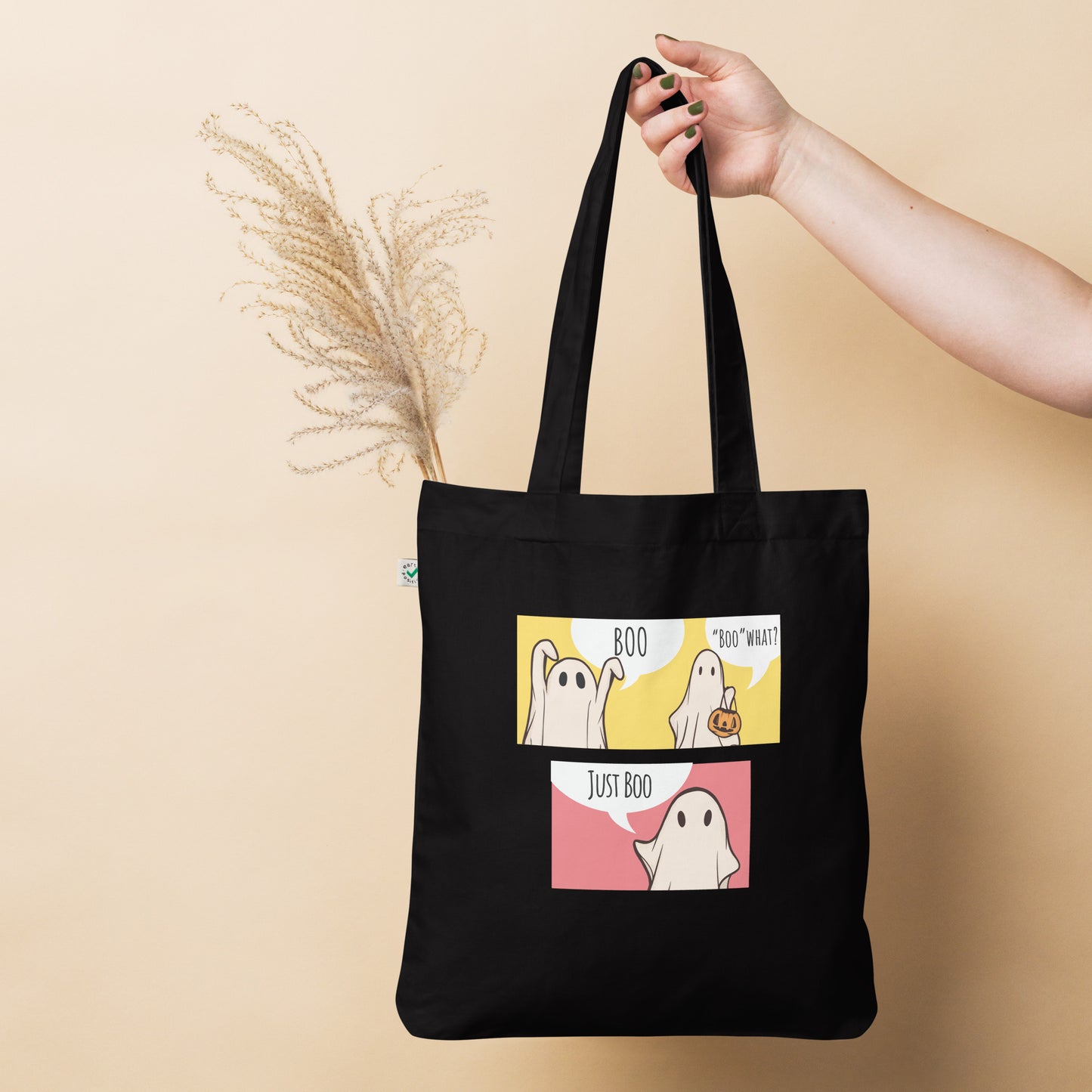 Just Boo Organic fashion tote bag