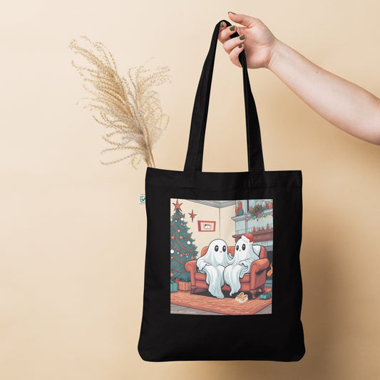 All I want for Xmas is boo Organic fashion tote bag