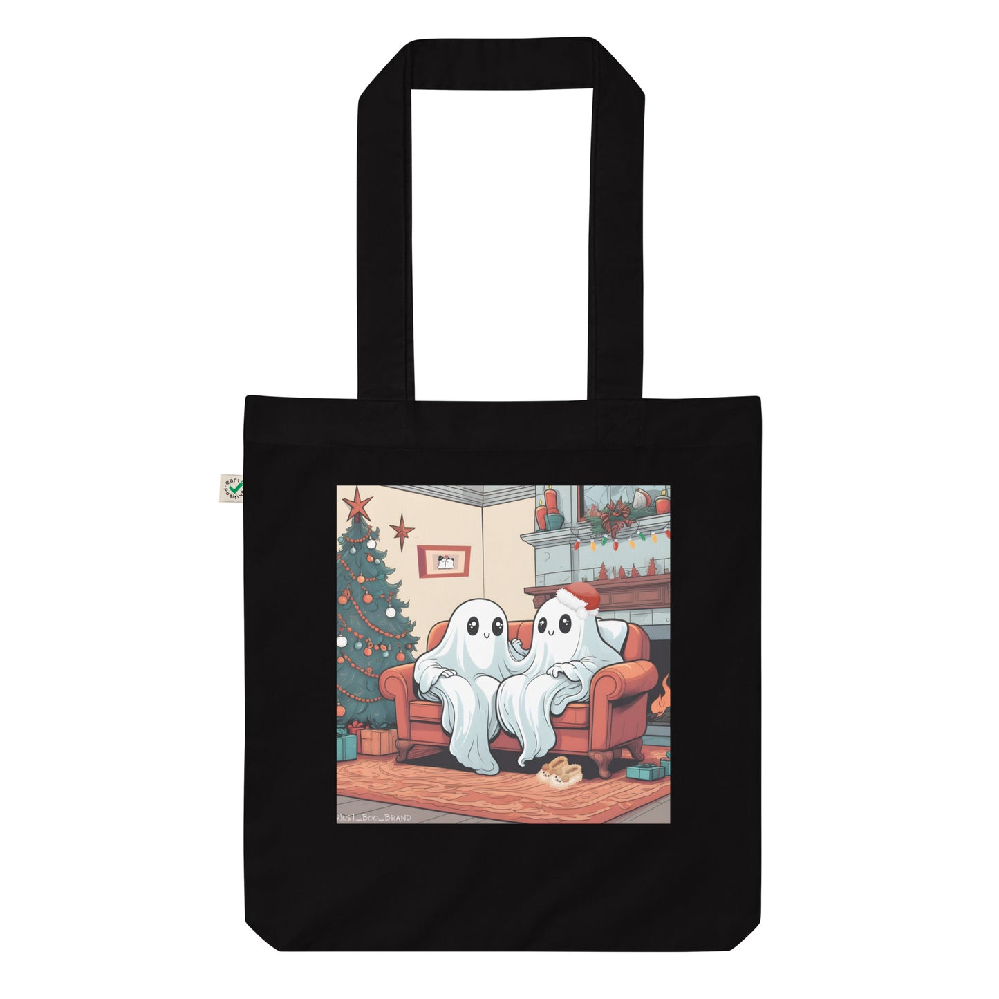 All I want for Xmas is boo Organic fashion tote bag