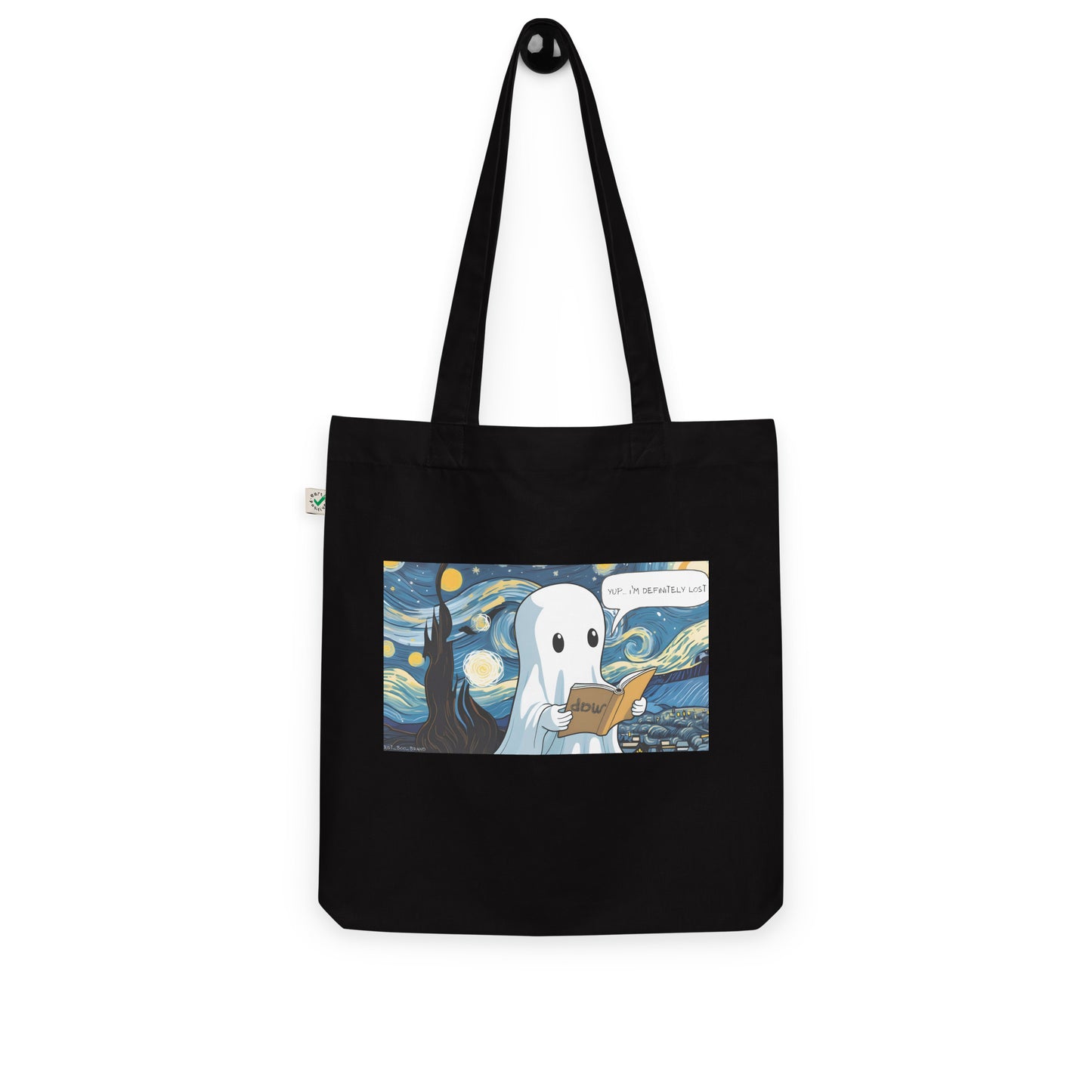 Lost in The Starry Night Organic fashion tote bag