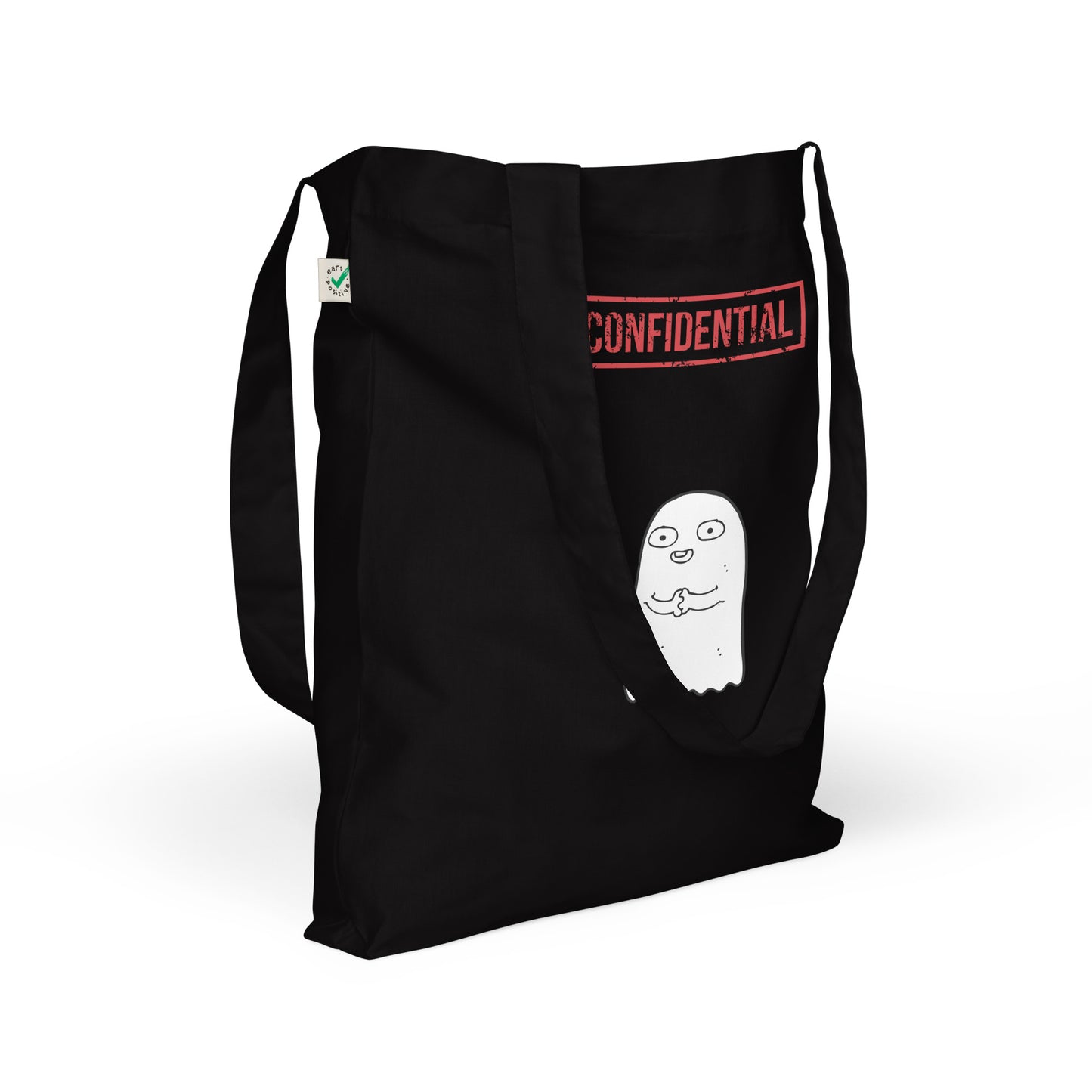 Confidential Organic fashion tote bag