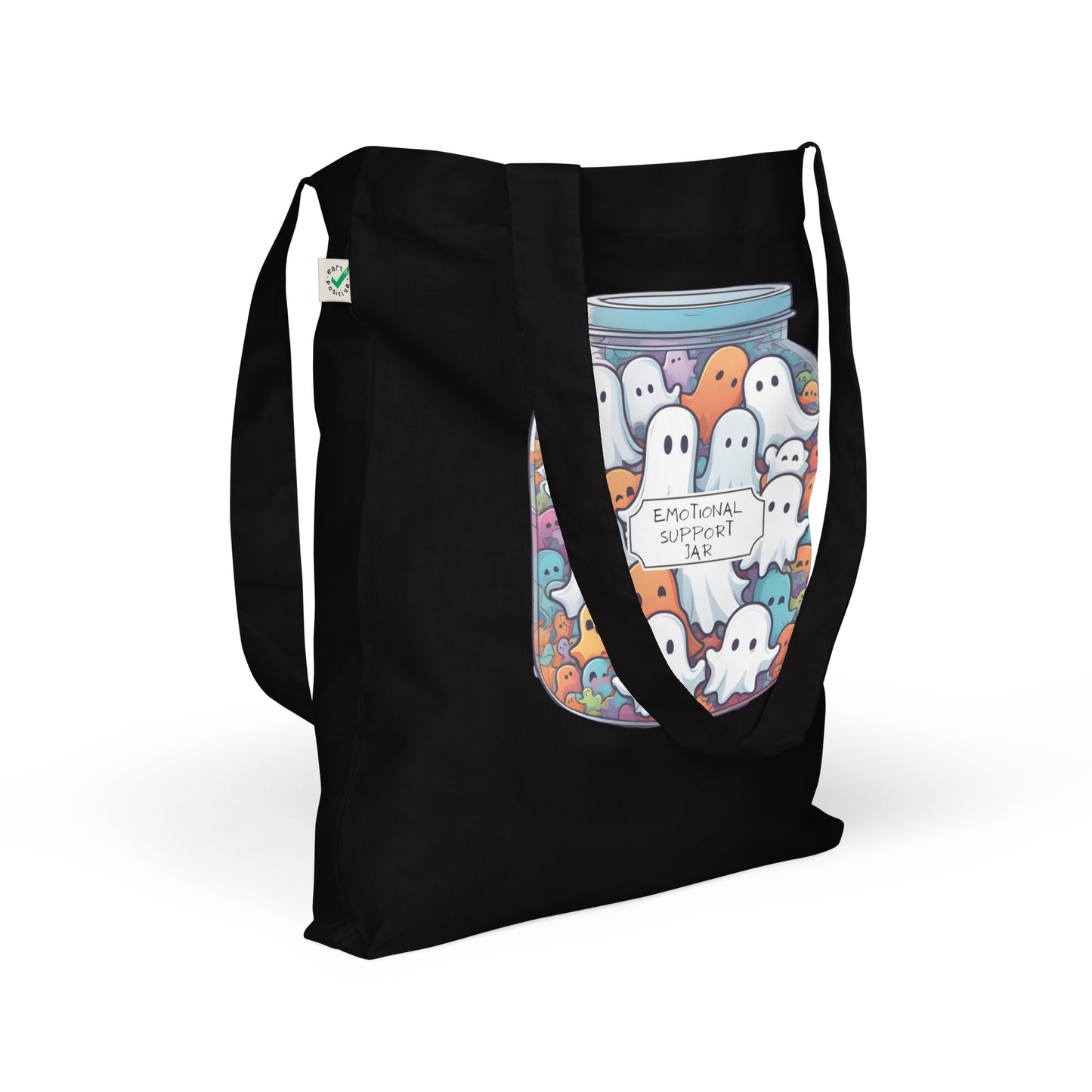 Emotional support jar Organic fashion tote bag