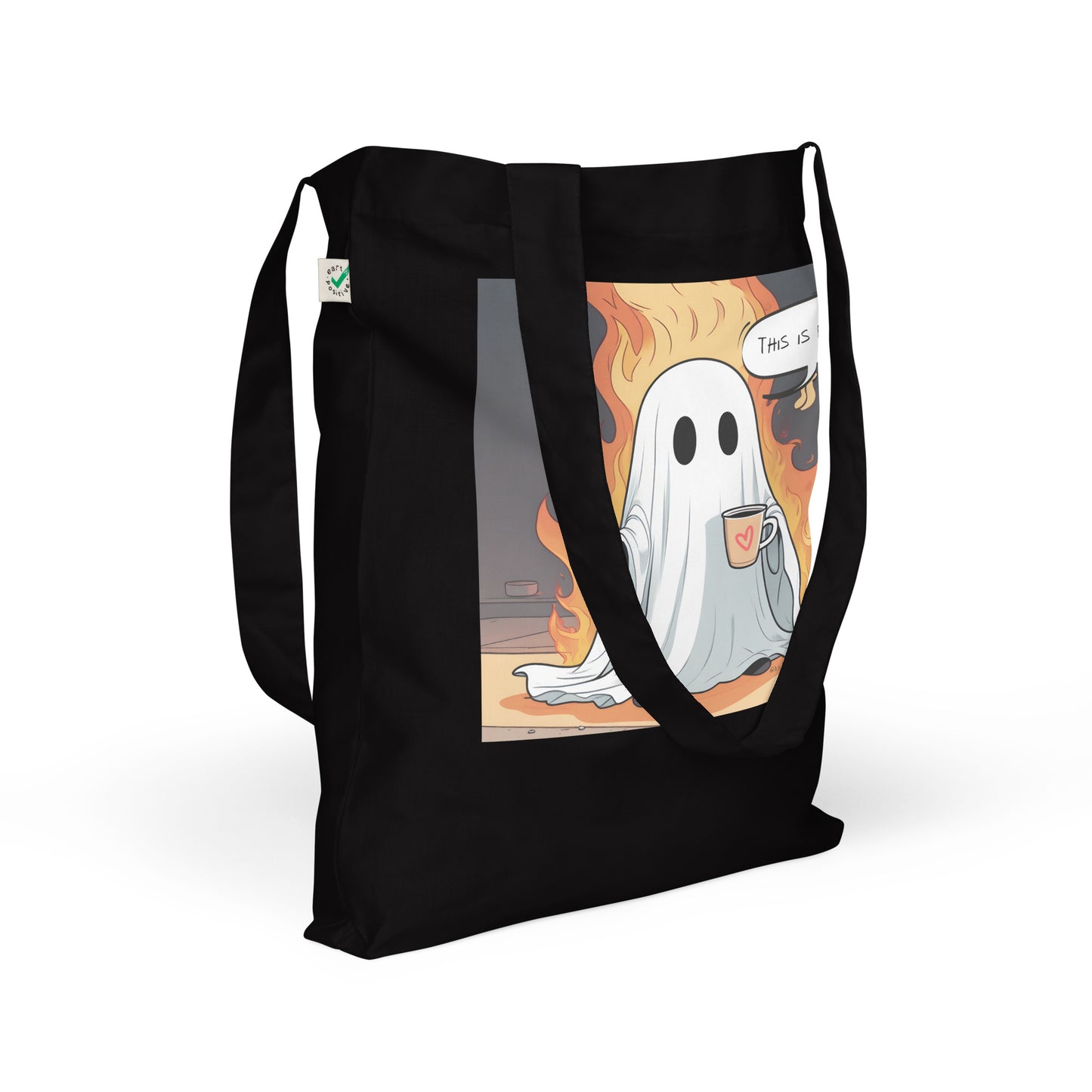 This is Fine Organic fashion tote bag