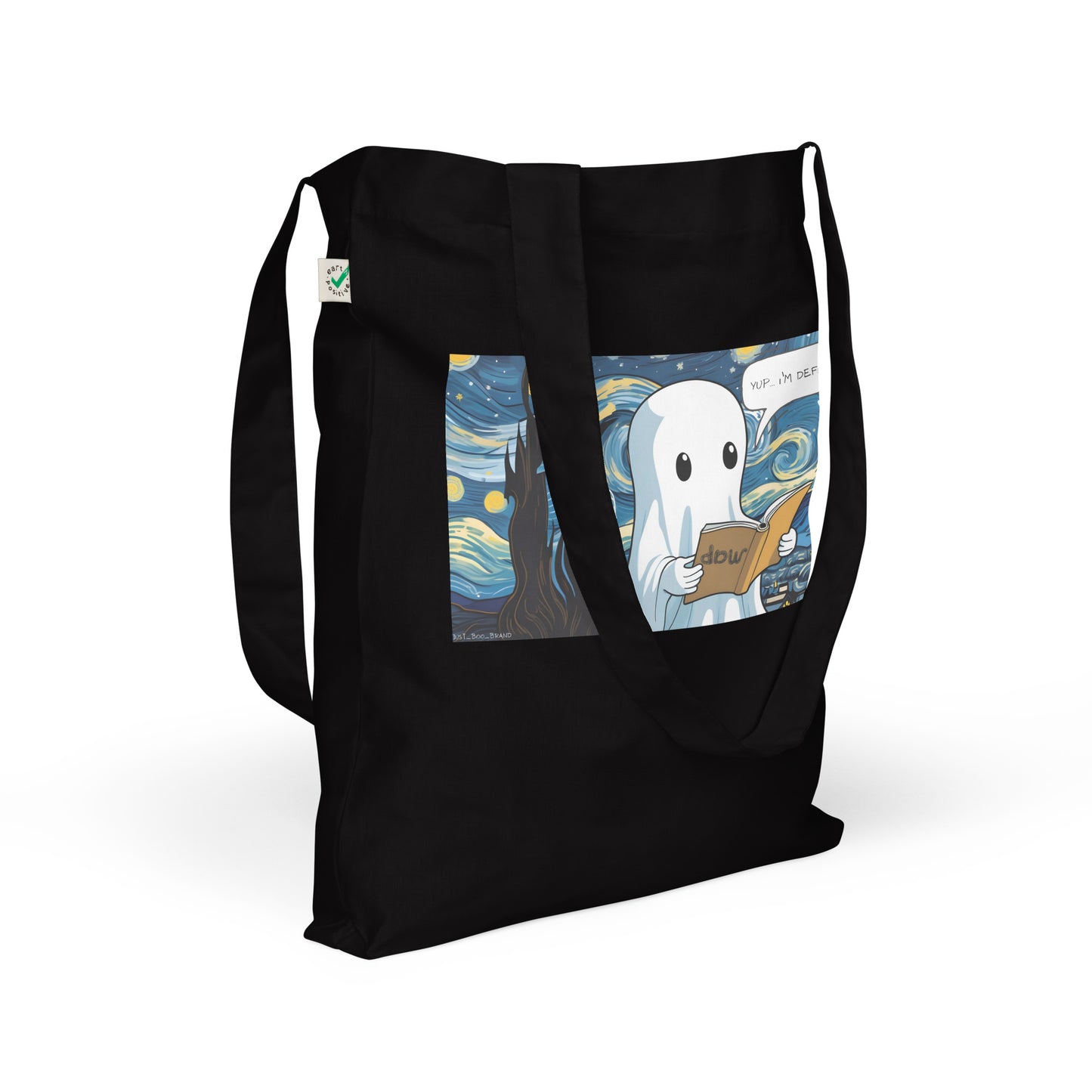 Lost in The Starry Night Organic fashion tote bag