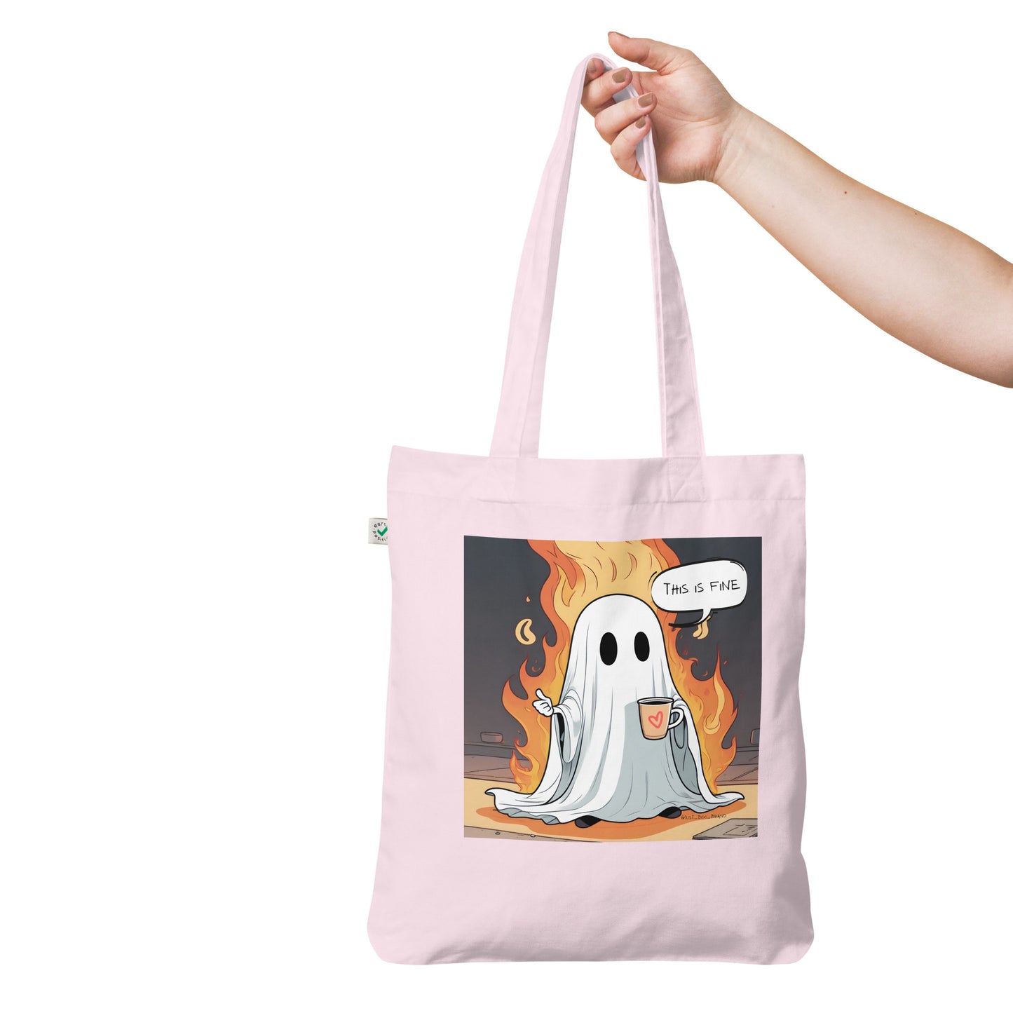 This is Fine Organic fashion tote bag