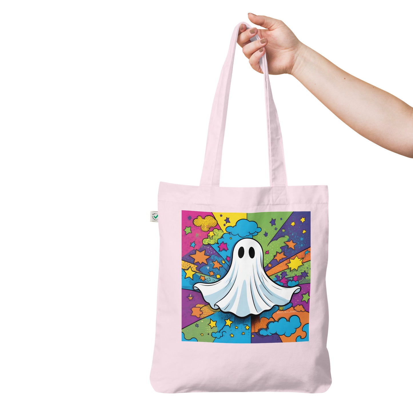 Pop-art Organic fashion tote bag