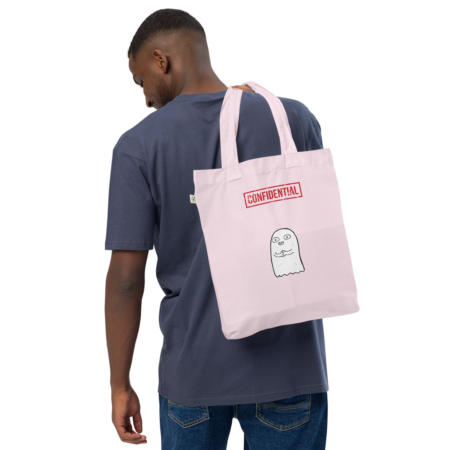 Confidential Organic fashion tote bag