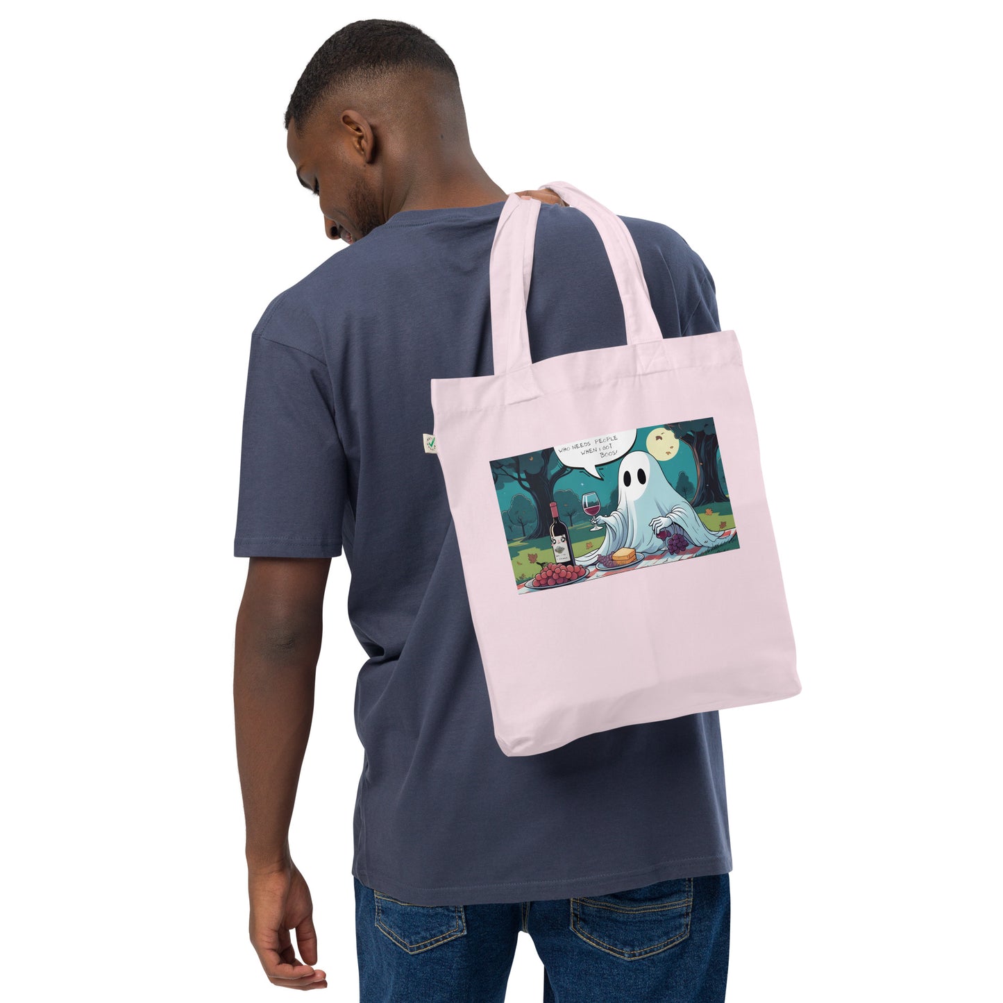 Only Boos Organic fashion tote bag