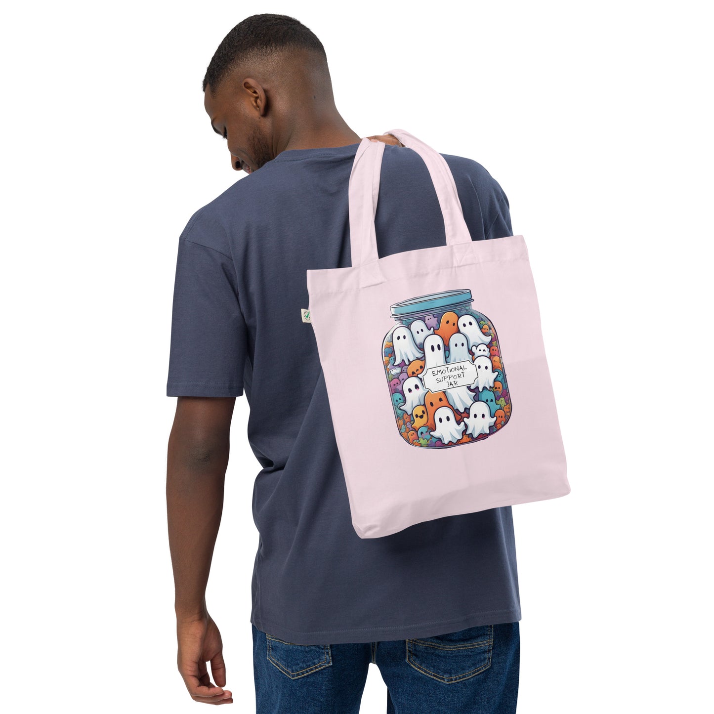 Emotional support jar Organic fashion tote bag